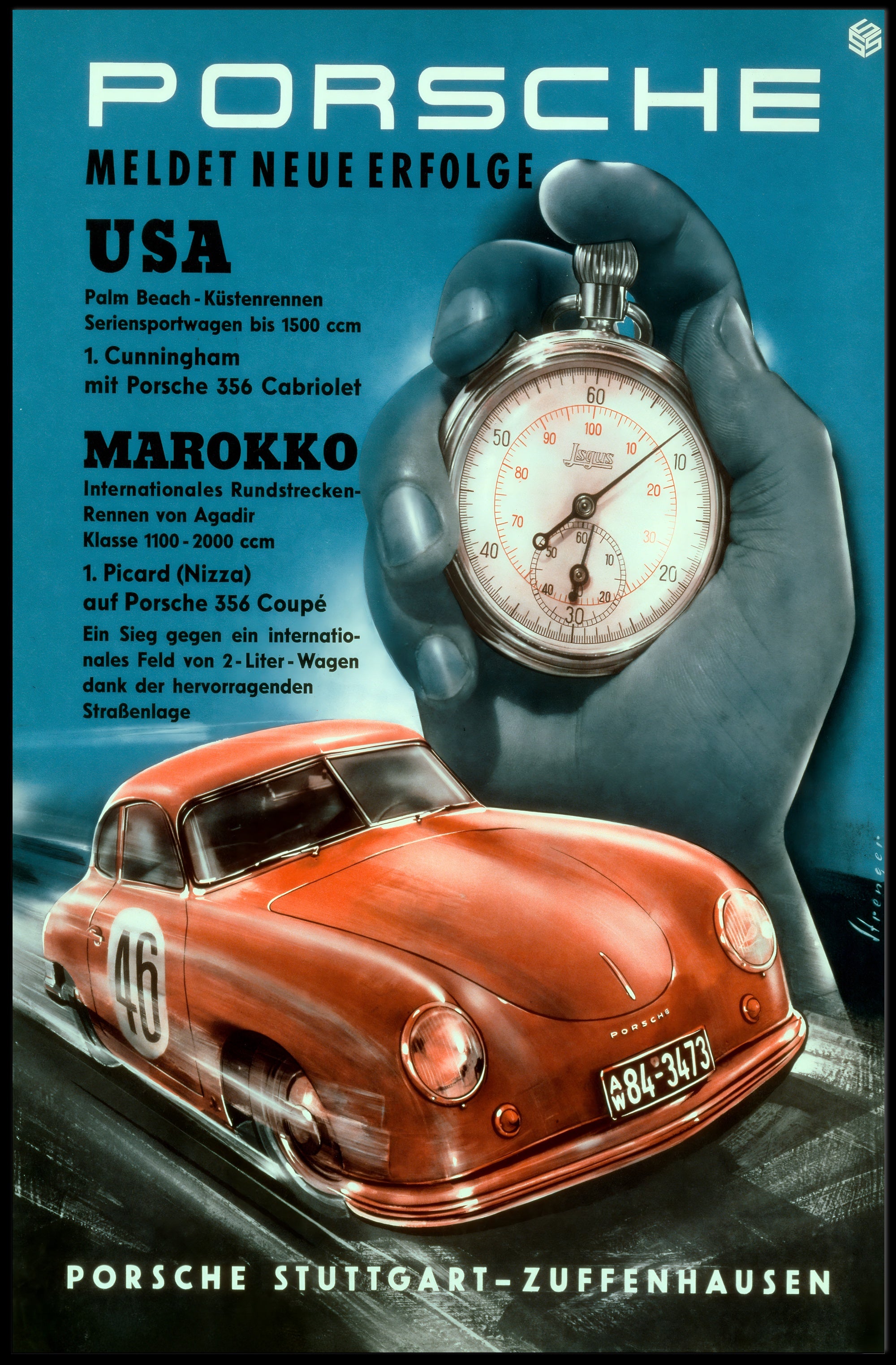 Porsche Racing Successes Poster