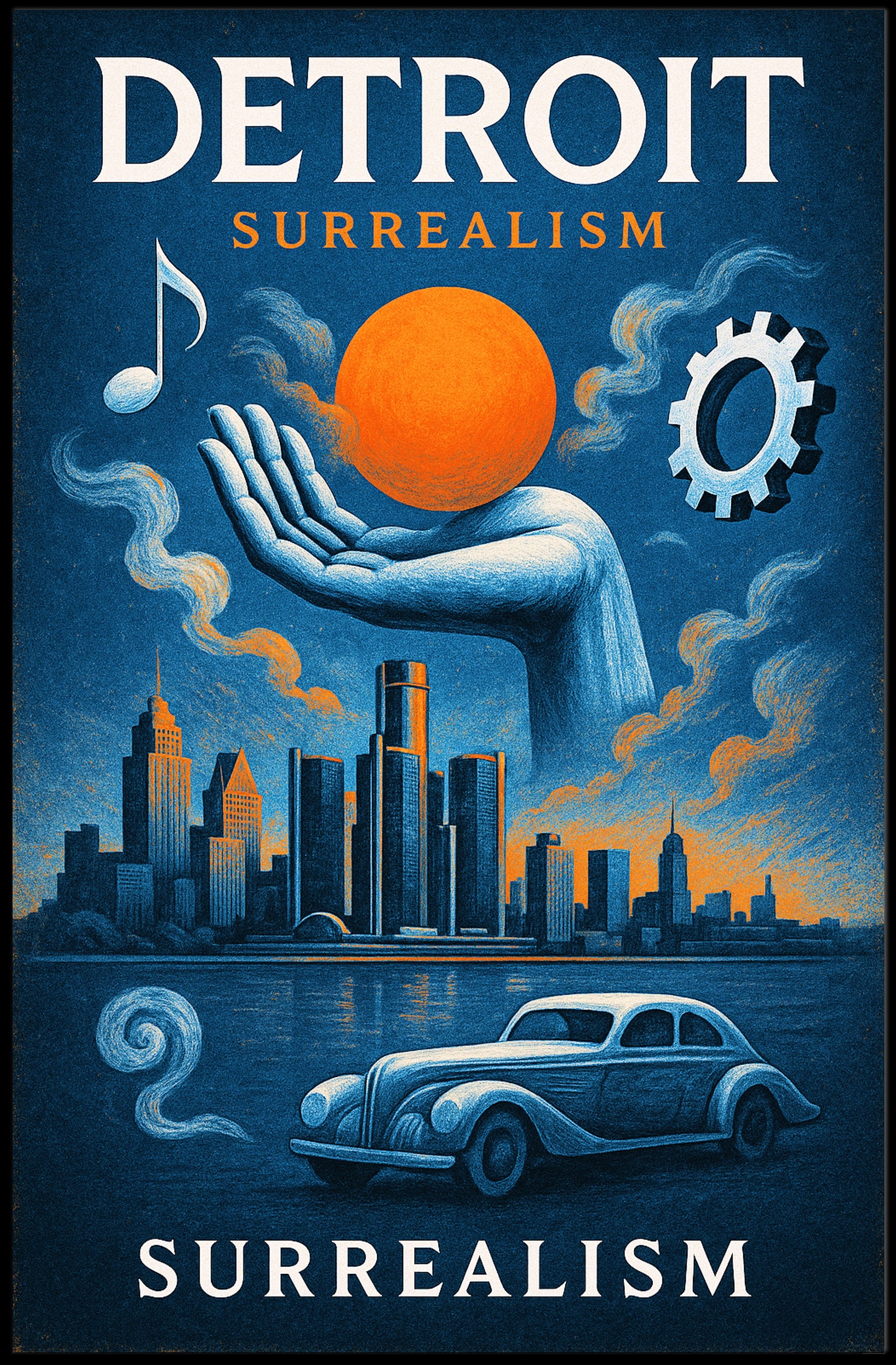 Detroit Surrealism Poster PosterGoat