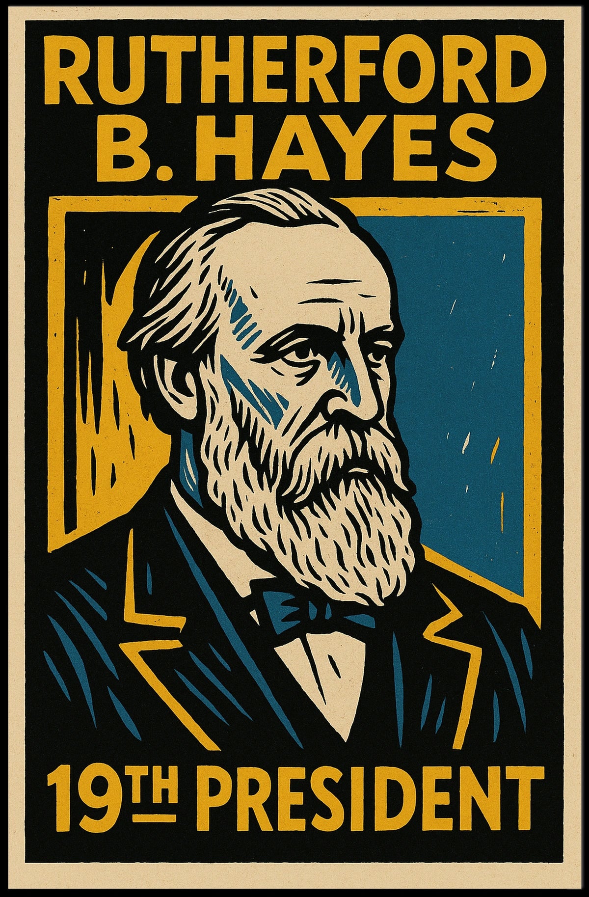 Rutherford B. Hayes 19th President Poster