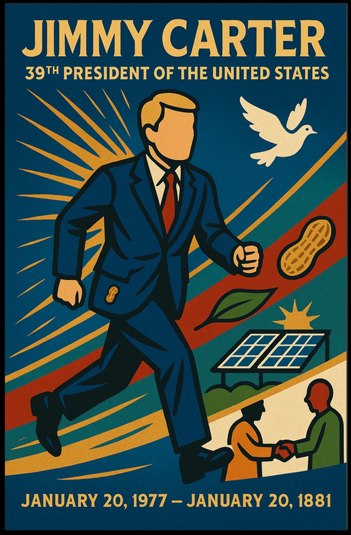 Jimmy Carter 39th President Poster