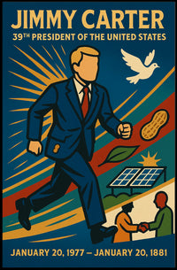 Jimmy Carter 39th President Poster