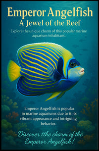 Emperor Angelfish A Jewel of the Reef Poster