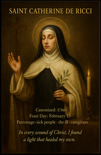 Saint Catherine de Ricci Religious Heritage Poster