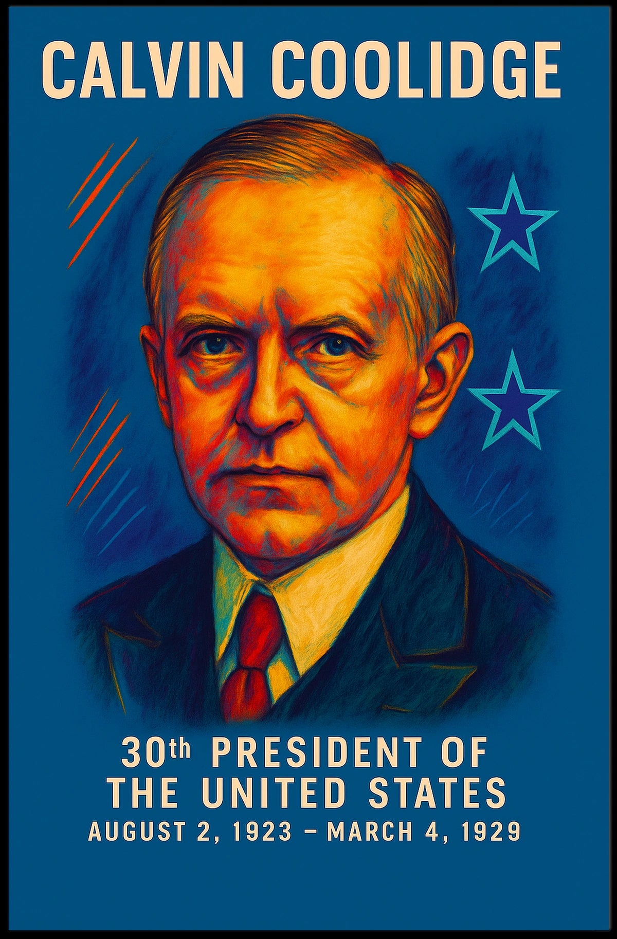 Calvin Coolidge 30th President Poster