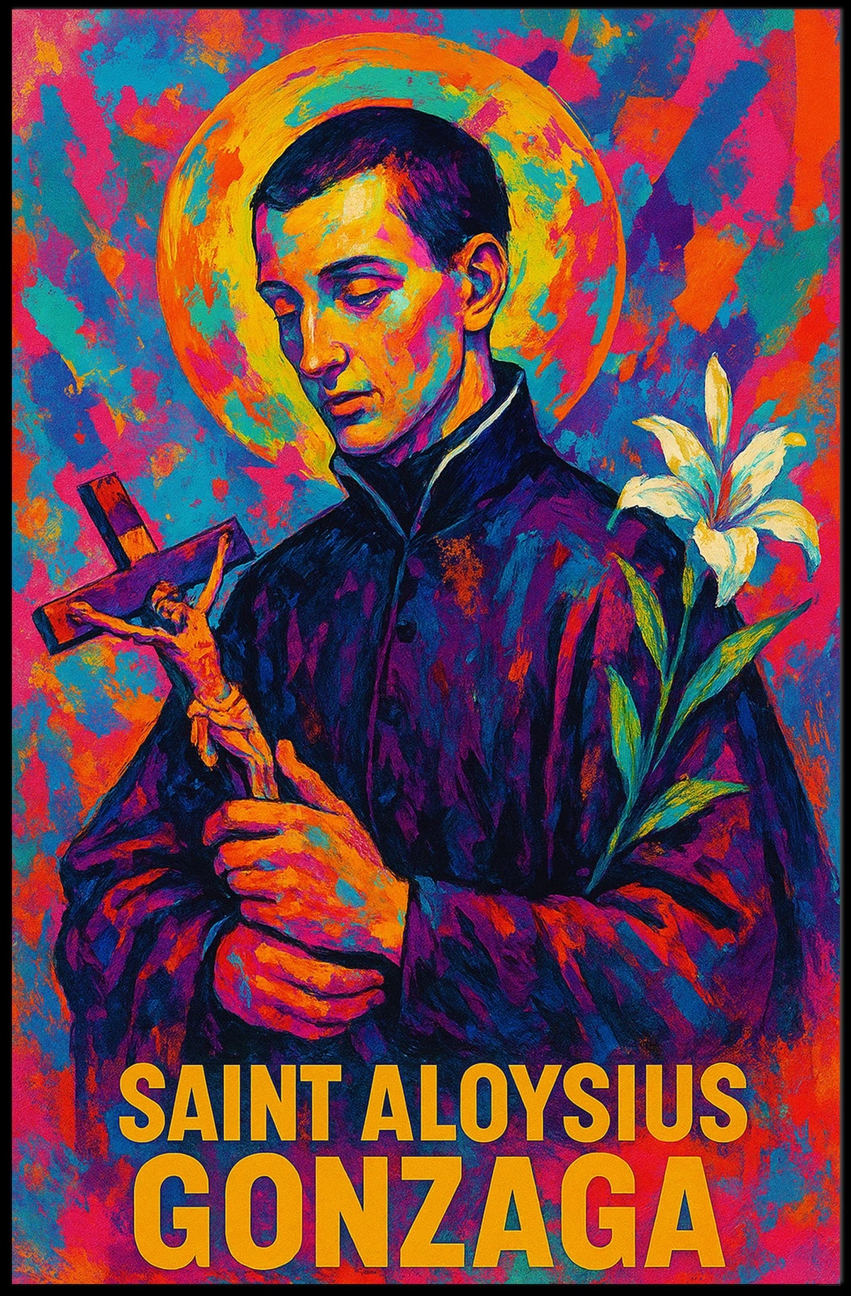 Saint Aloysius Gonzaga Poster