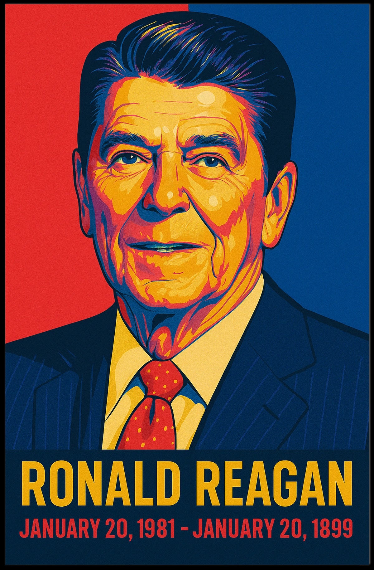 Ronald Reagan Presidential Tribute Poster
