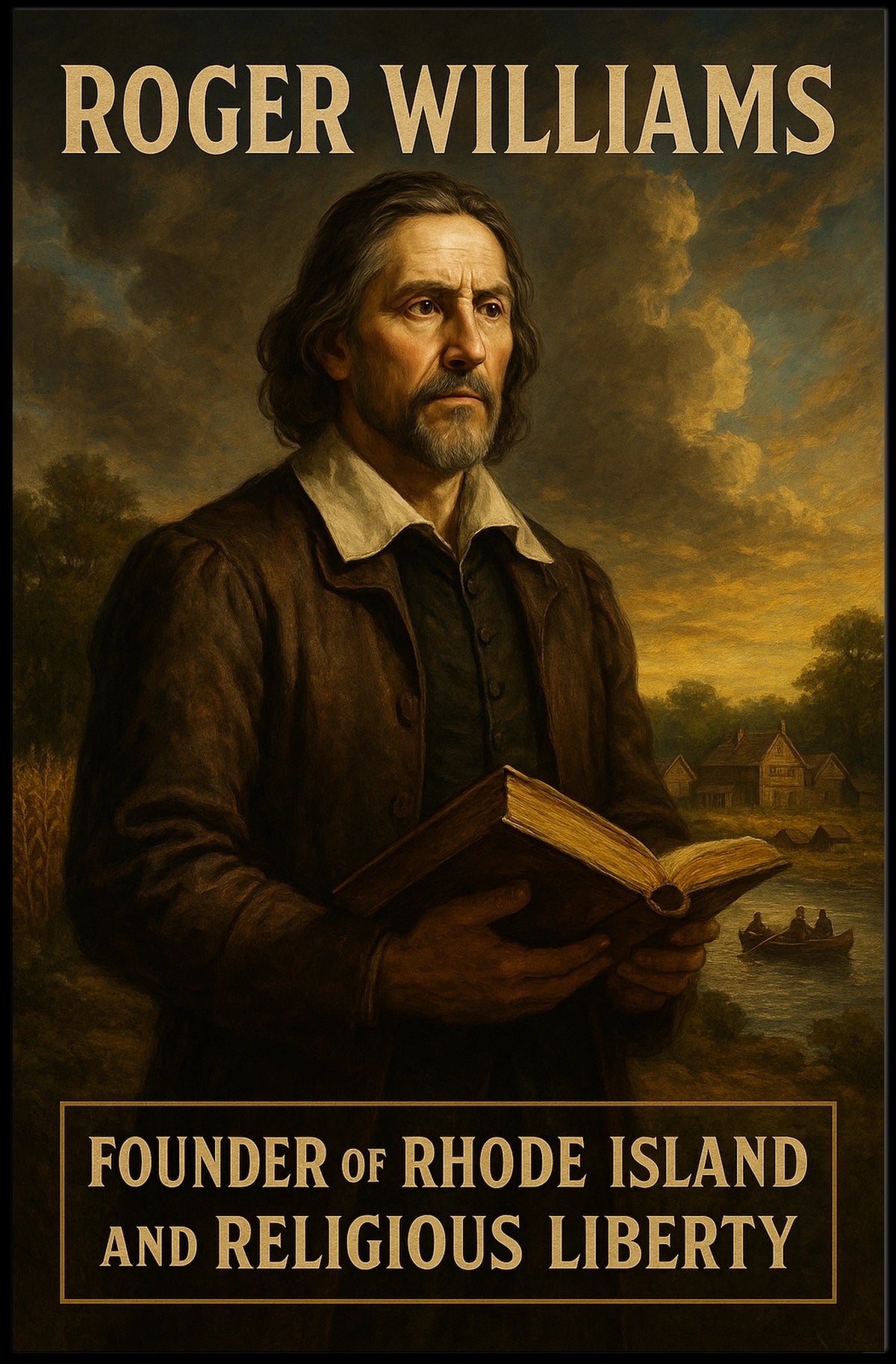 Roger Williams Founder Of Rhode Island Poster