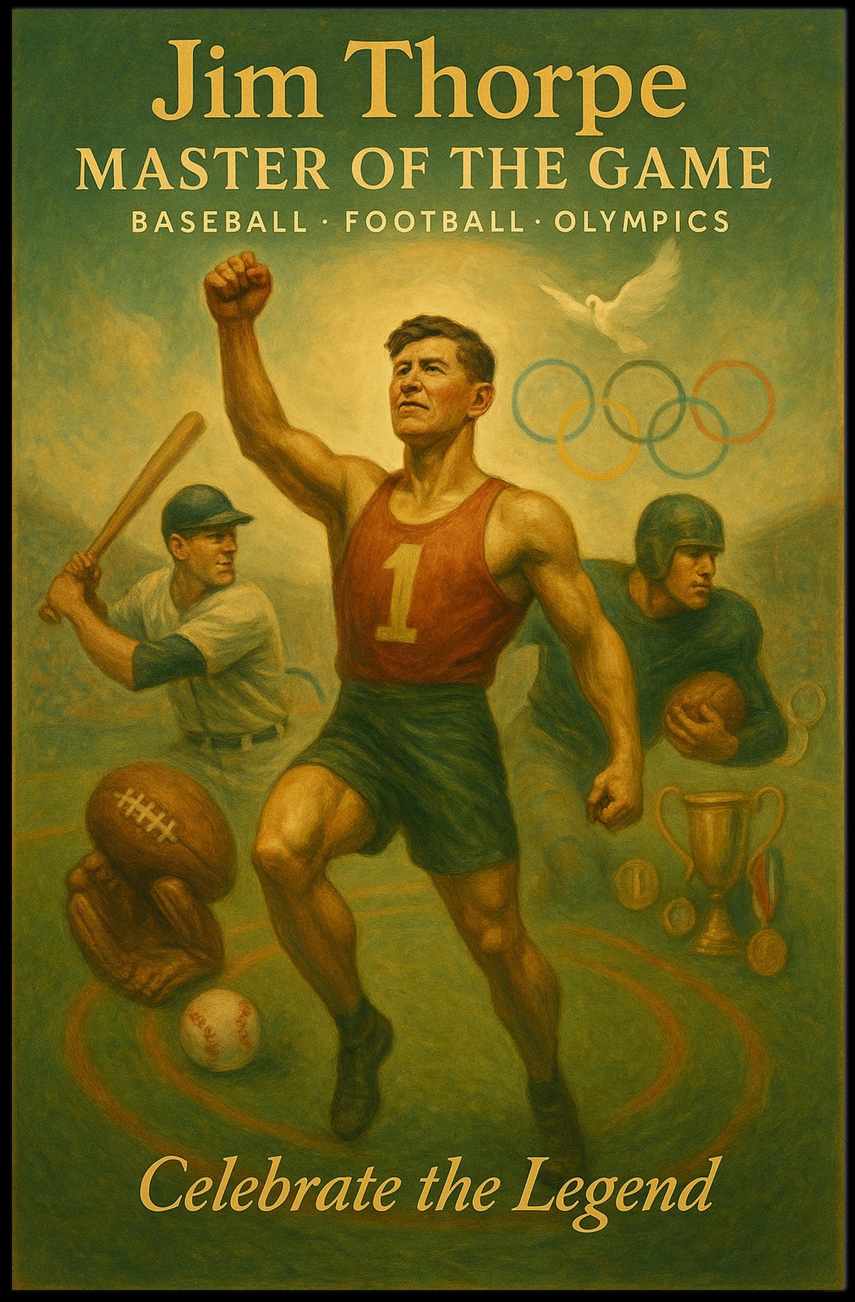 Master of the Game Jim Thorpe Poster