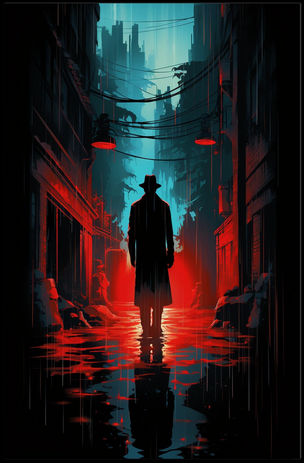 The Mysterious Alleyway Poster