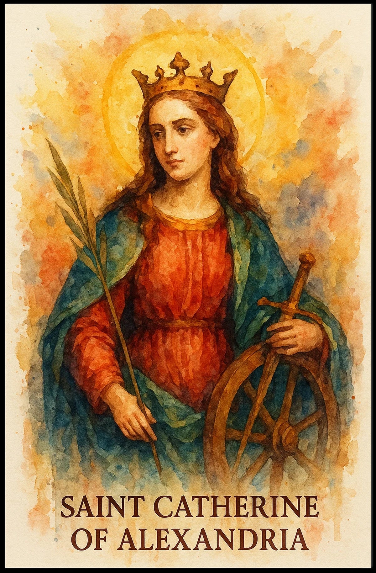 Saint Catherine of Alexandria Poster