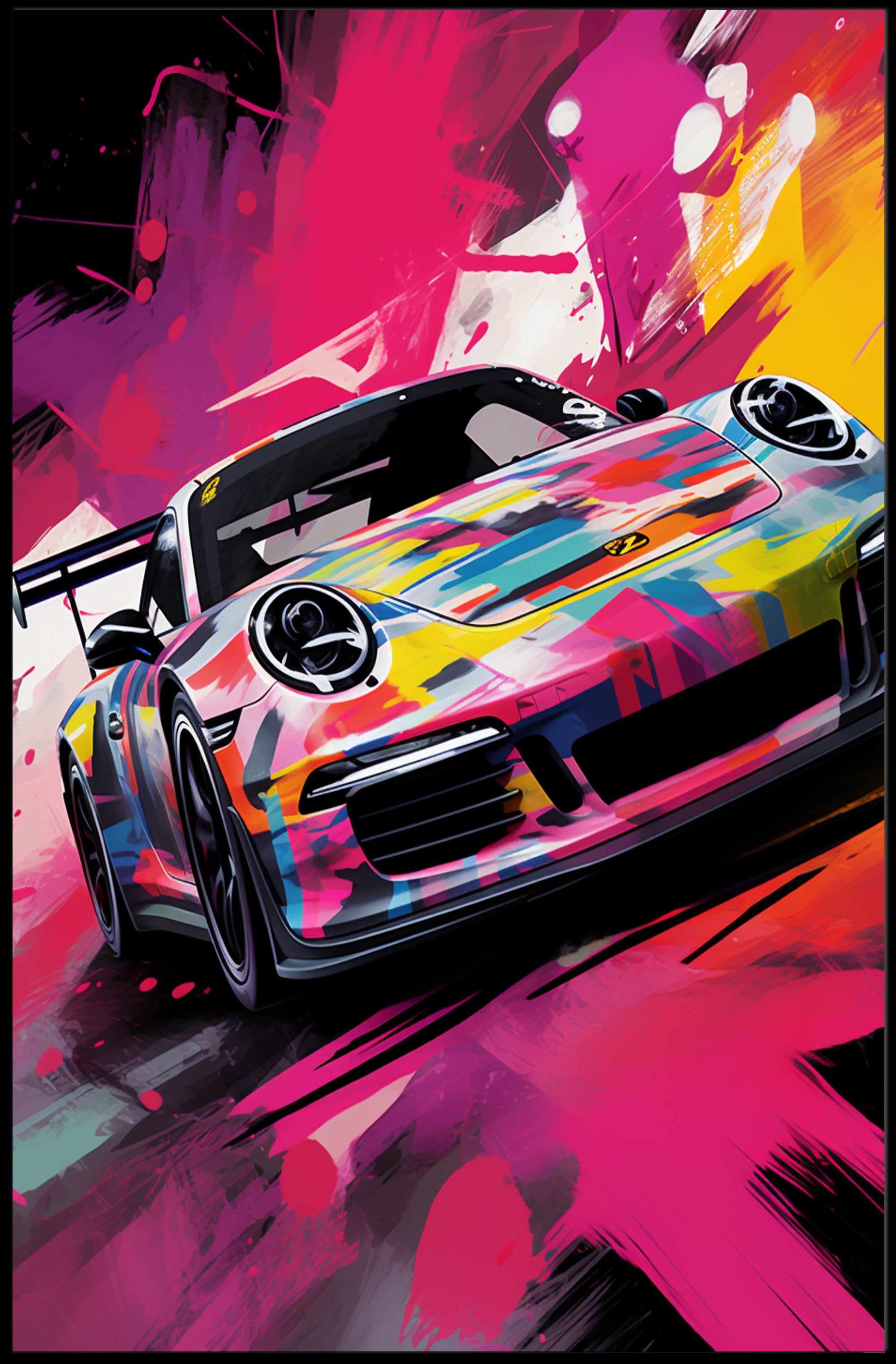 Vibrant Speed Poster