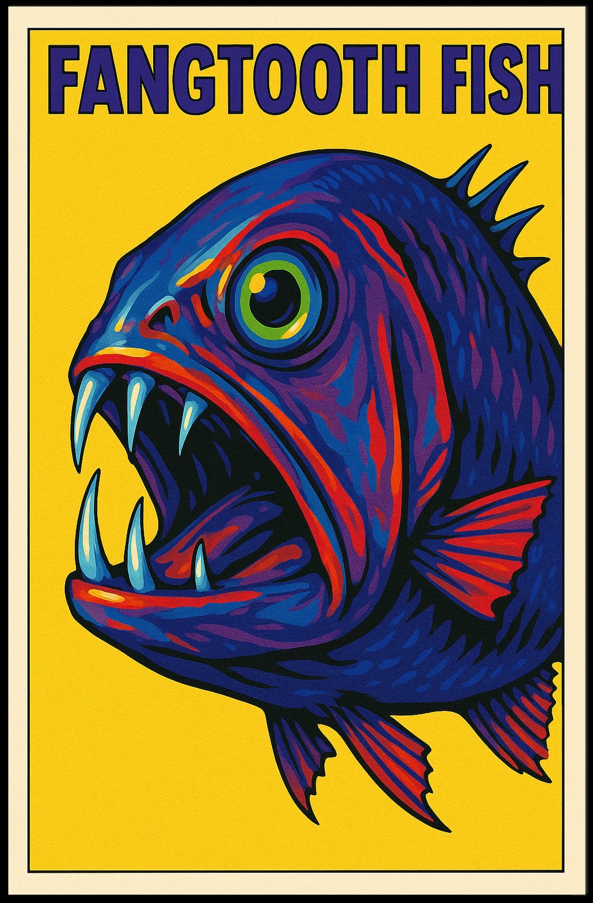Fangtooth Fish Poster