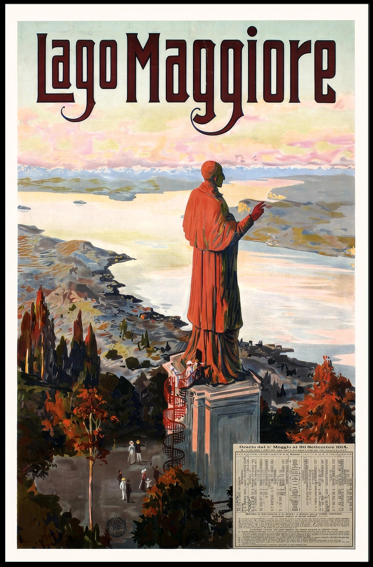 Lago Maggiore Travel Poster