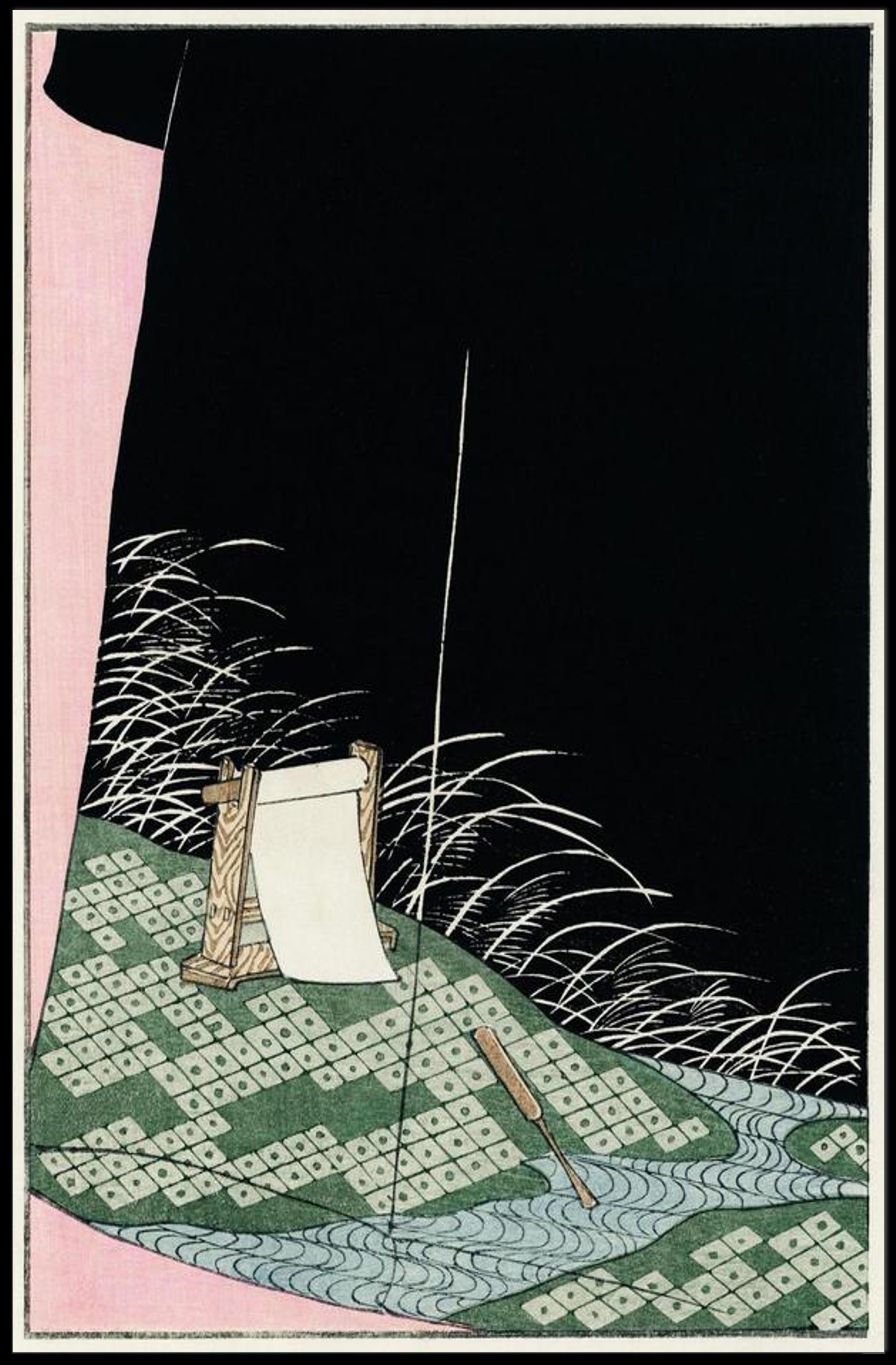 Serene Night by the River Poster