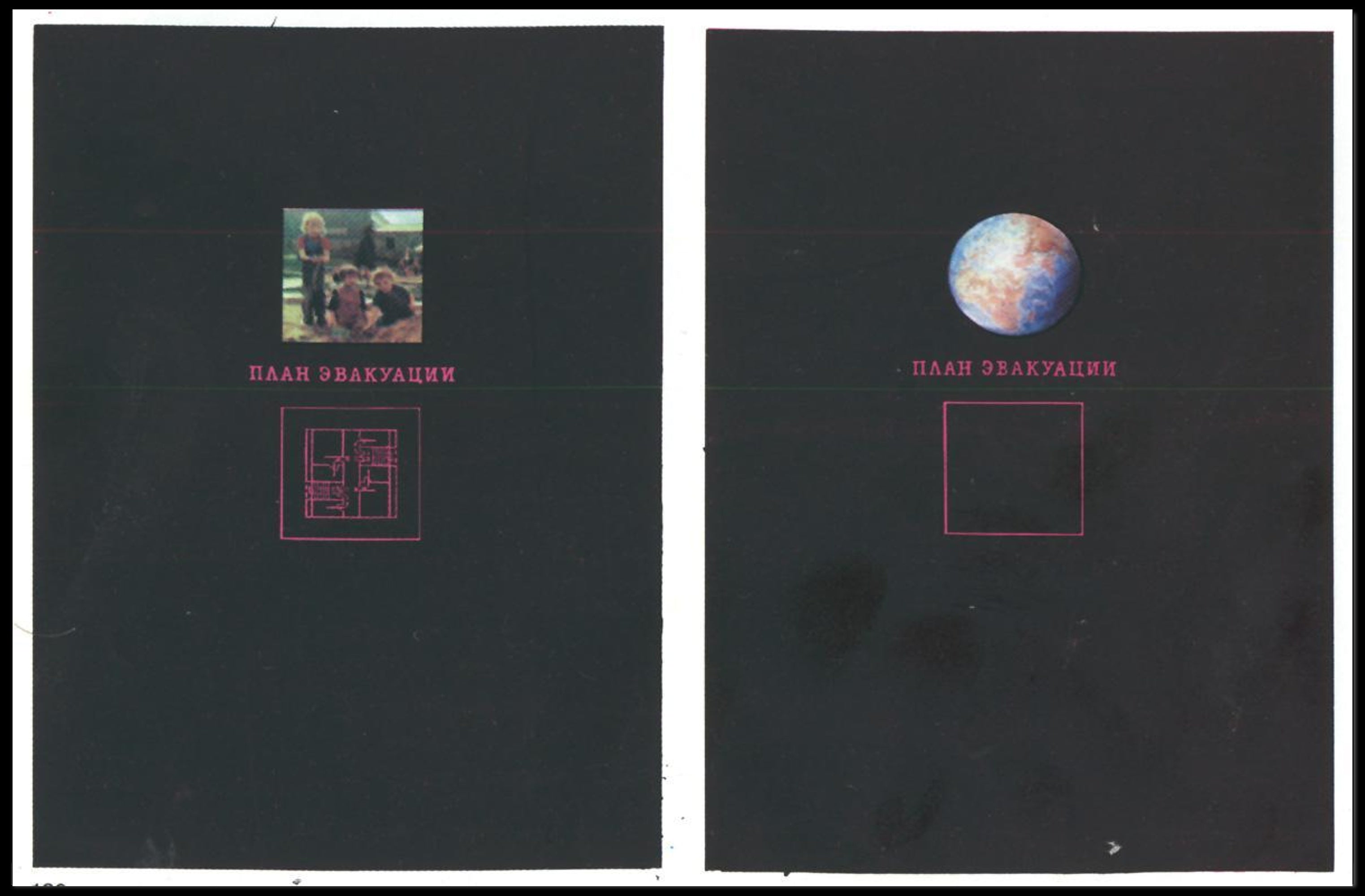 Evacuation Plan Concept Poster