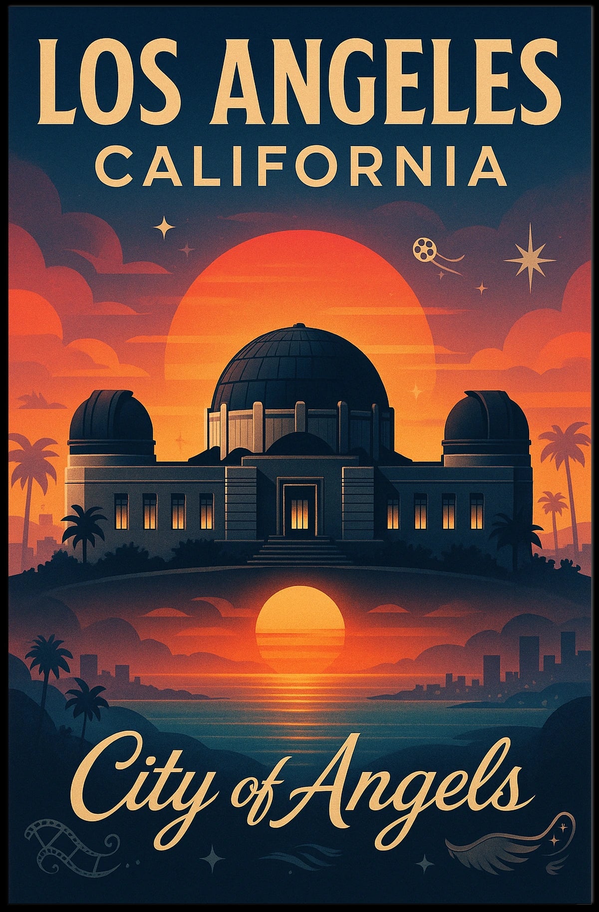 City of Angels Los Angeles Poster