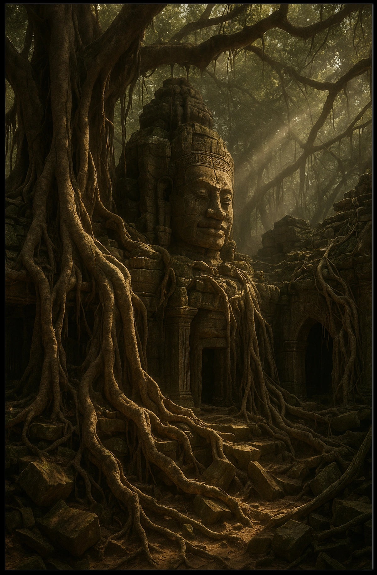 Enigmatic Ruins Poster