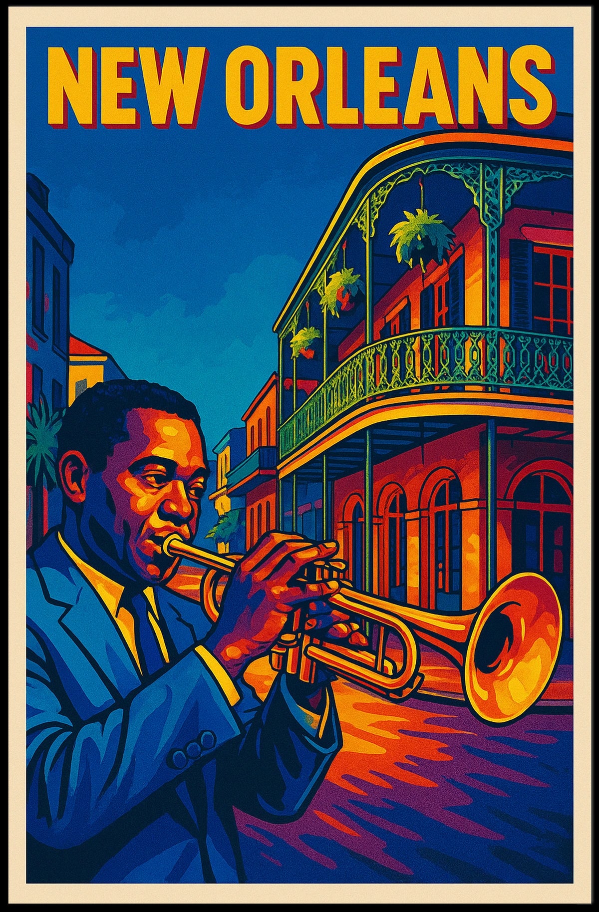 New Orleans Jazz Vibes Poster