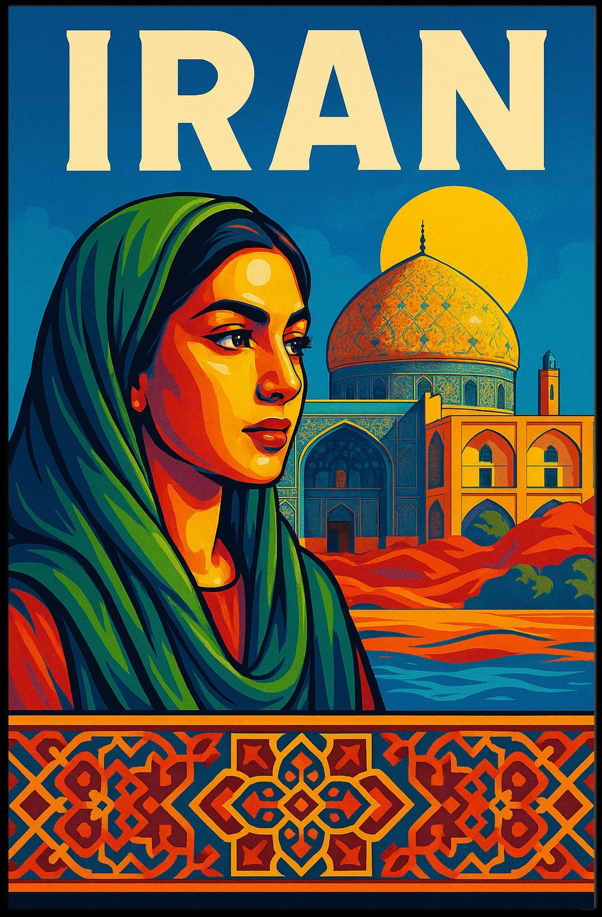 Iran A Cultural Tapestry Poster