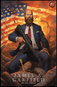 James A. Garfield: A Bold Depiction Poster