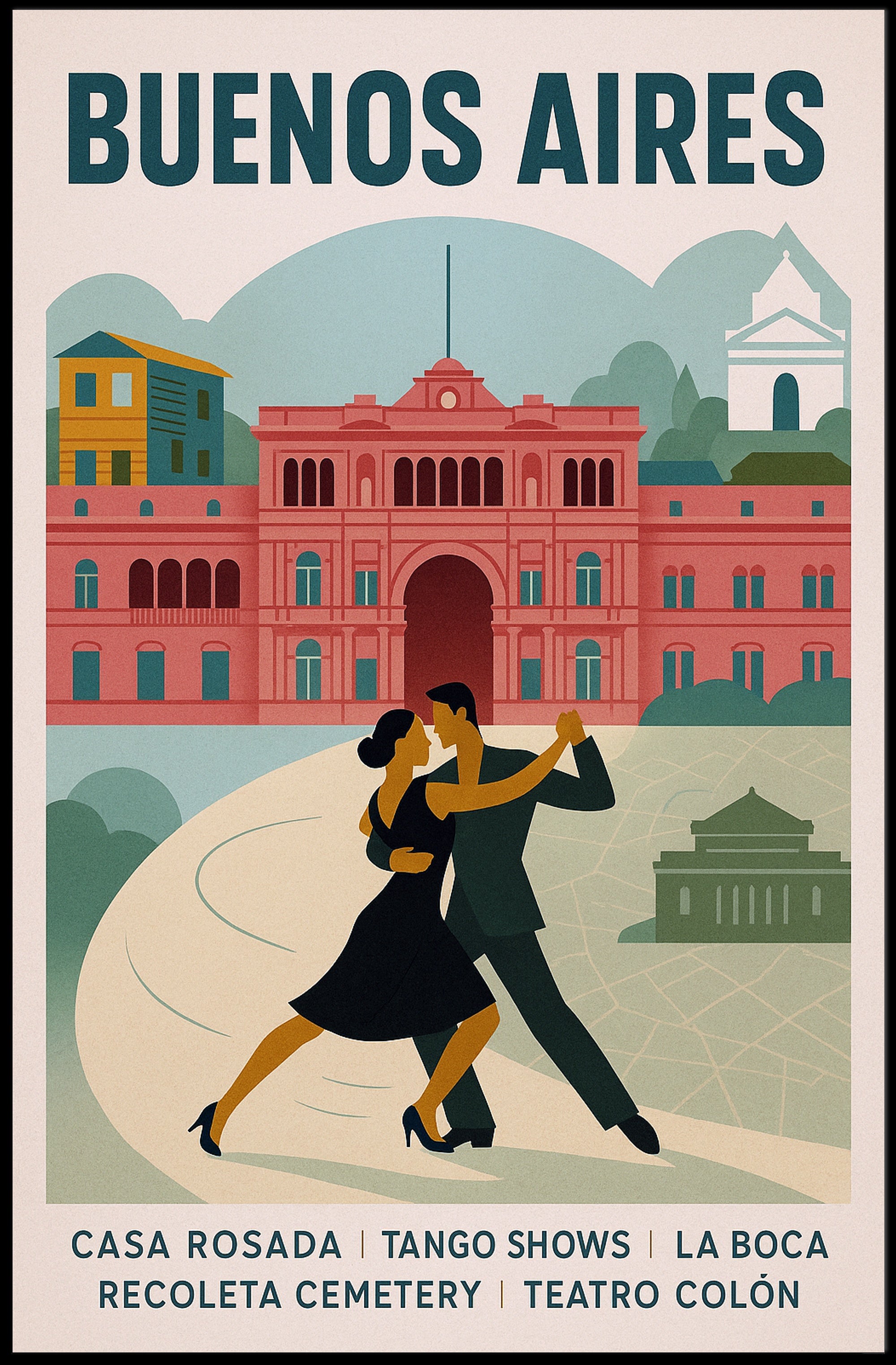 Discover Buenos Aires Poster