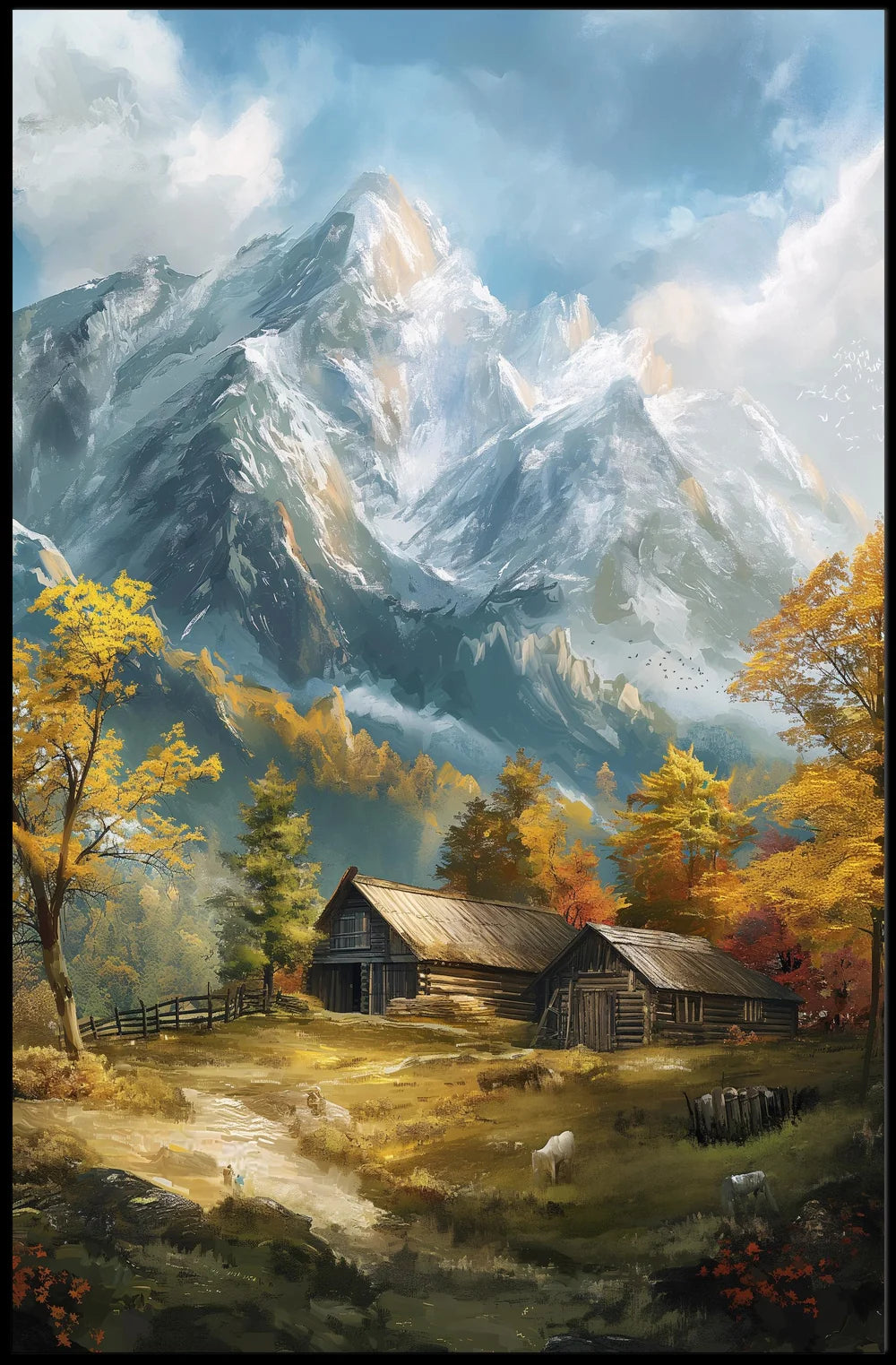 Futuristic Cityscape Exploration Poster