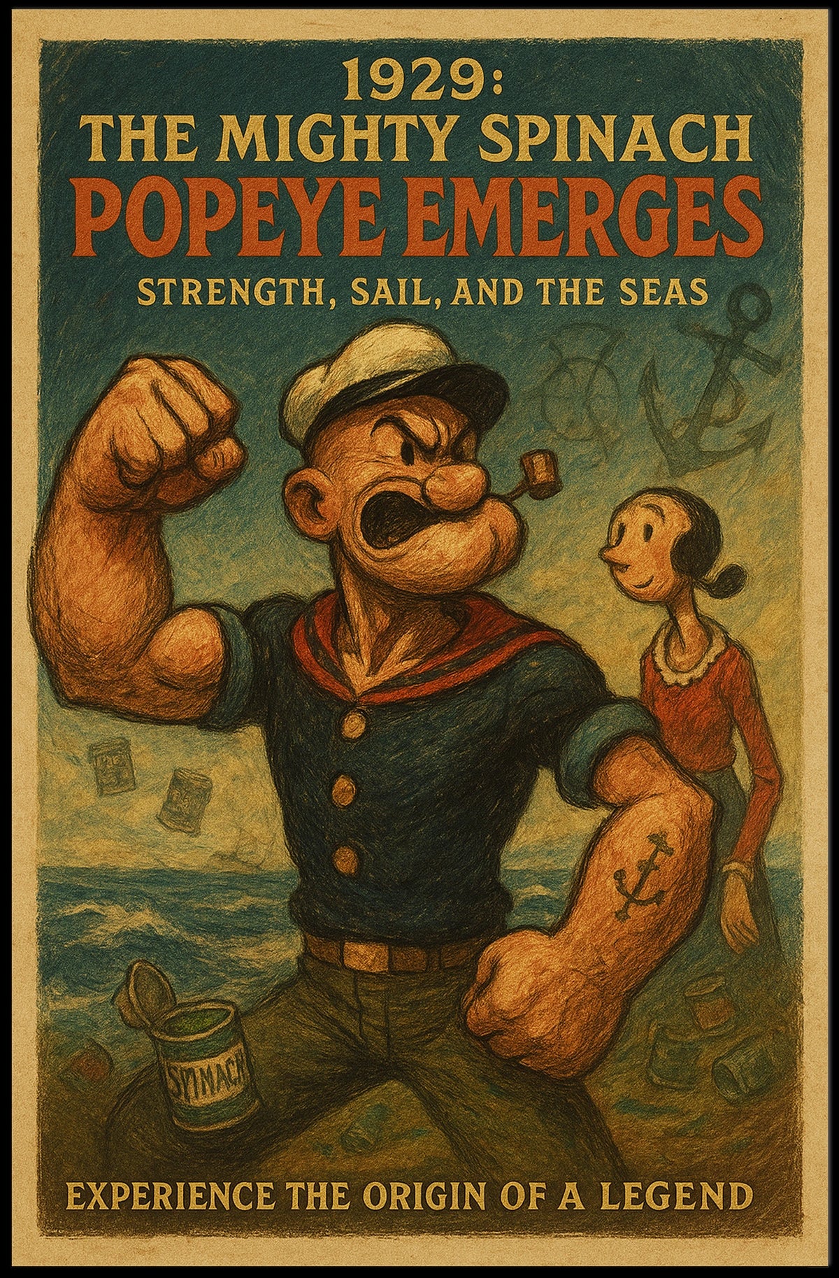 Popeye 1929 Art Poster POP-86