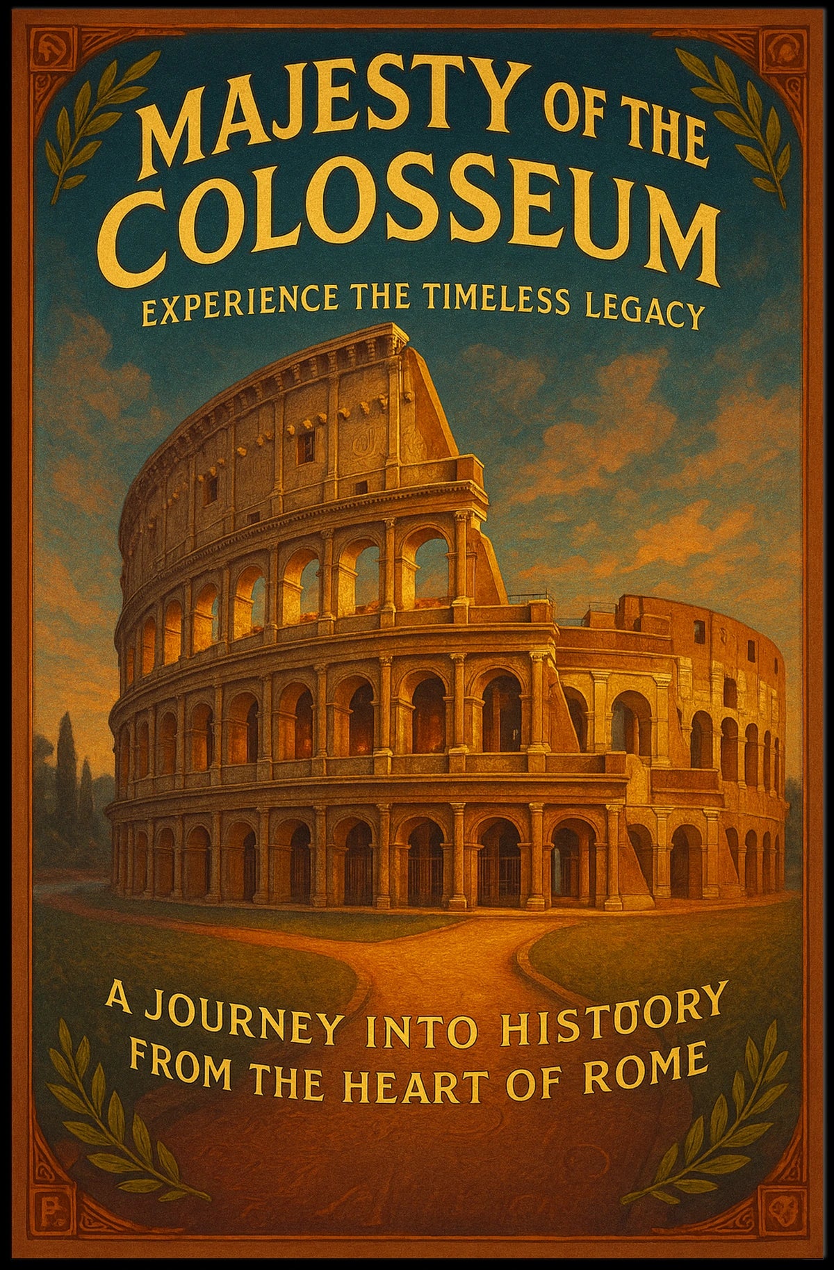 Majesty of the Colosseum Poster