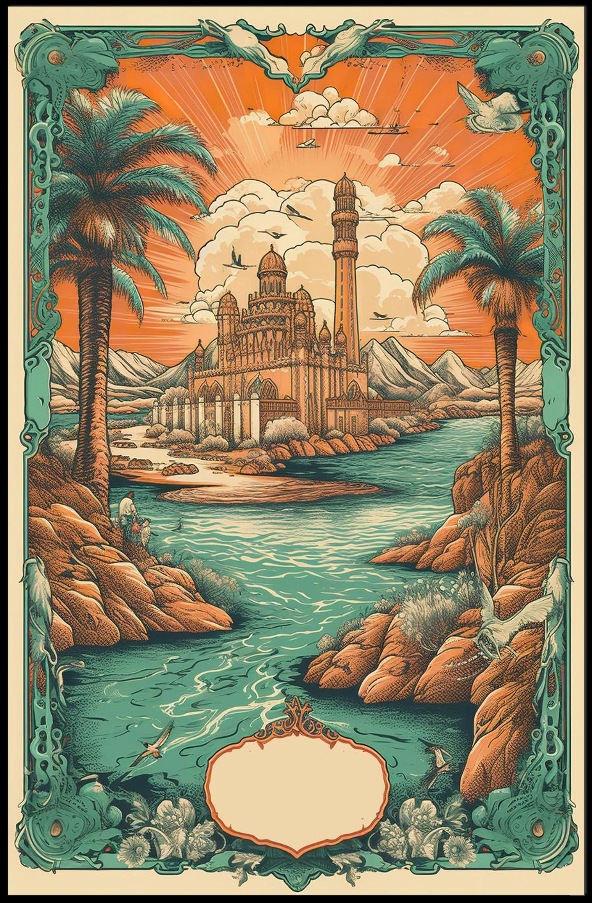 Enchanted Oasis Poster