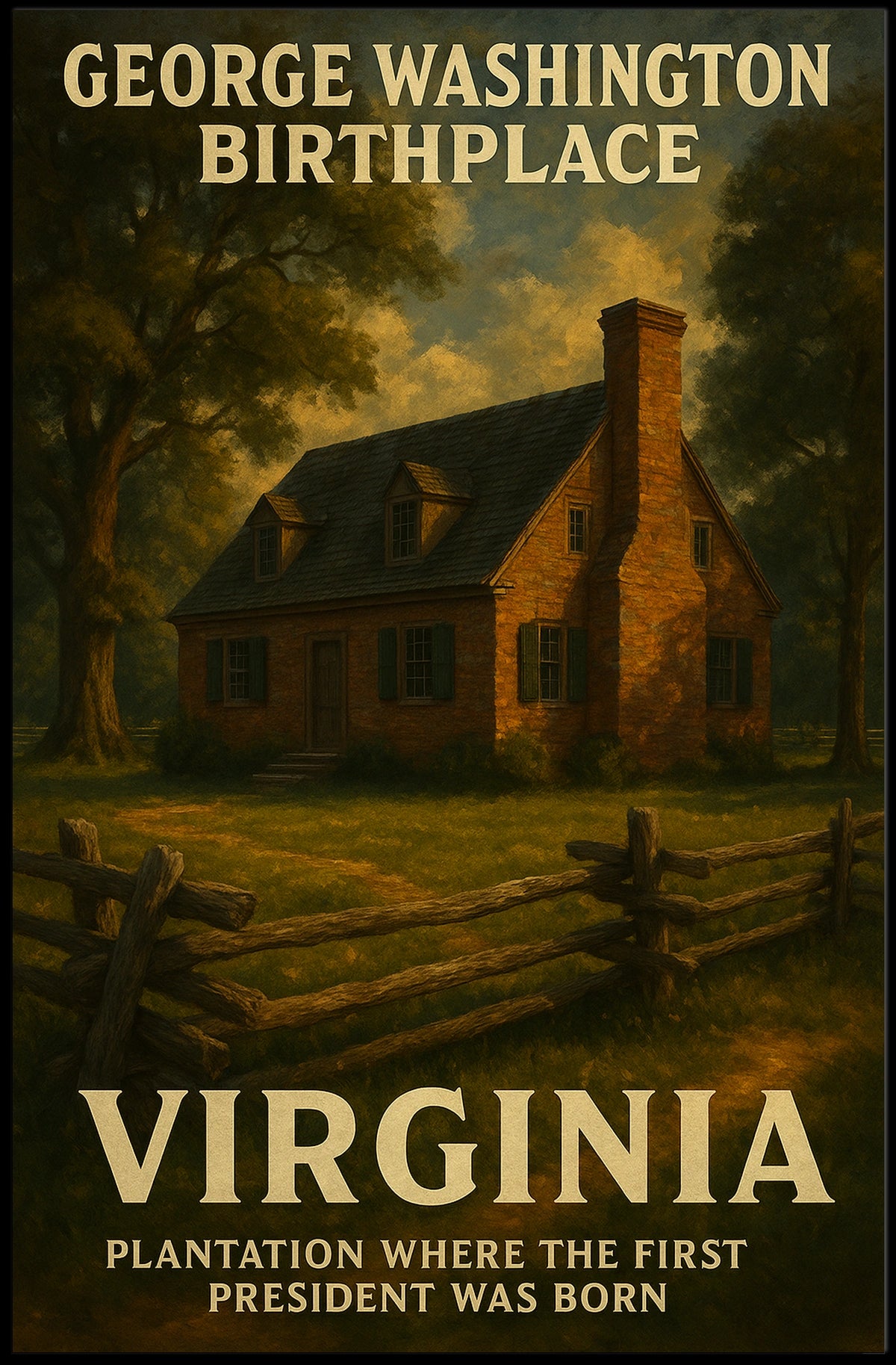 George Washington 1St President Poster