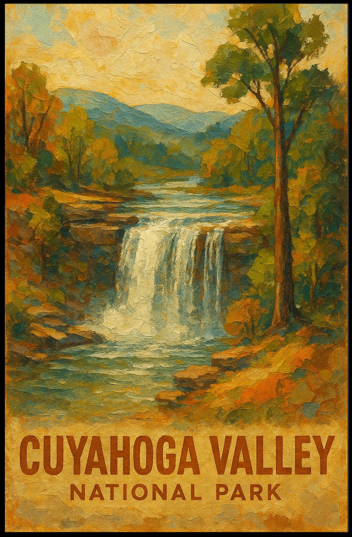 Cuyahoga Valley National Park Scenic Wanderlust Poster