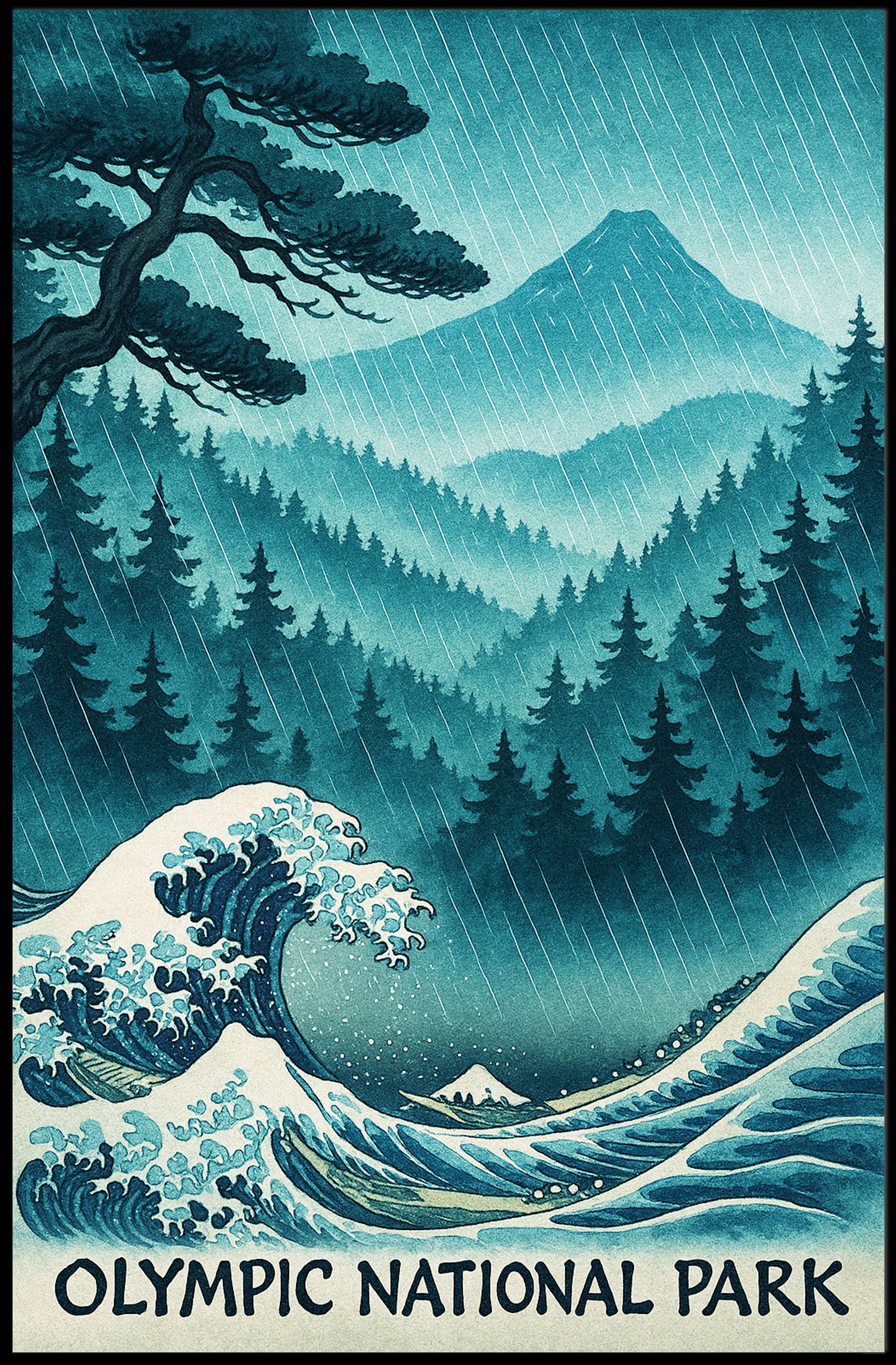 Olympic National Park Poster PosterGoat