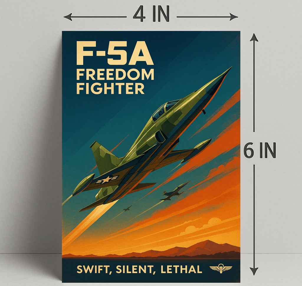 F-5A Freedom Fighter Poster PosterGoat