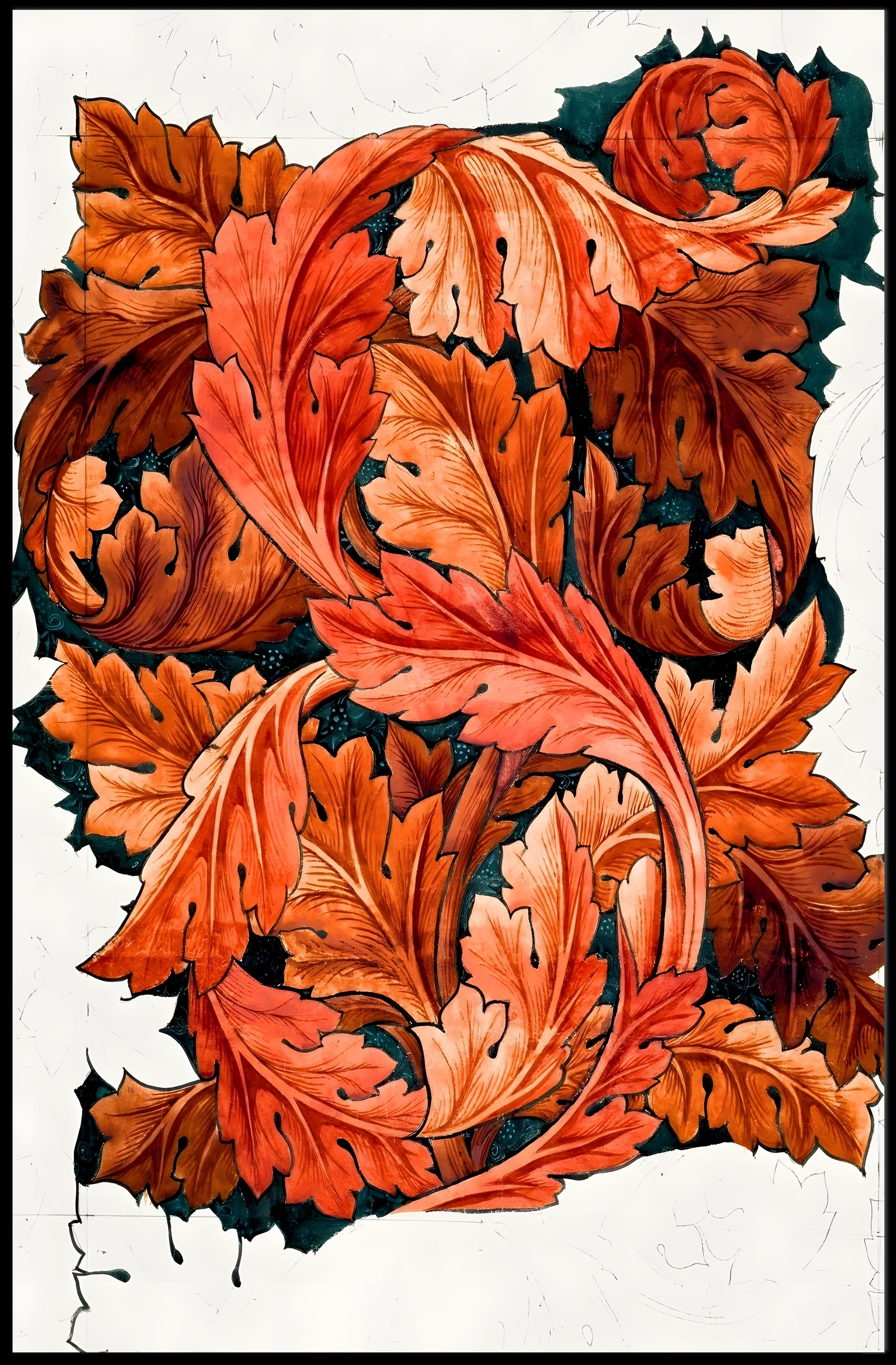 Autumn Leaves Artistry Poster