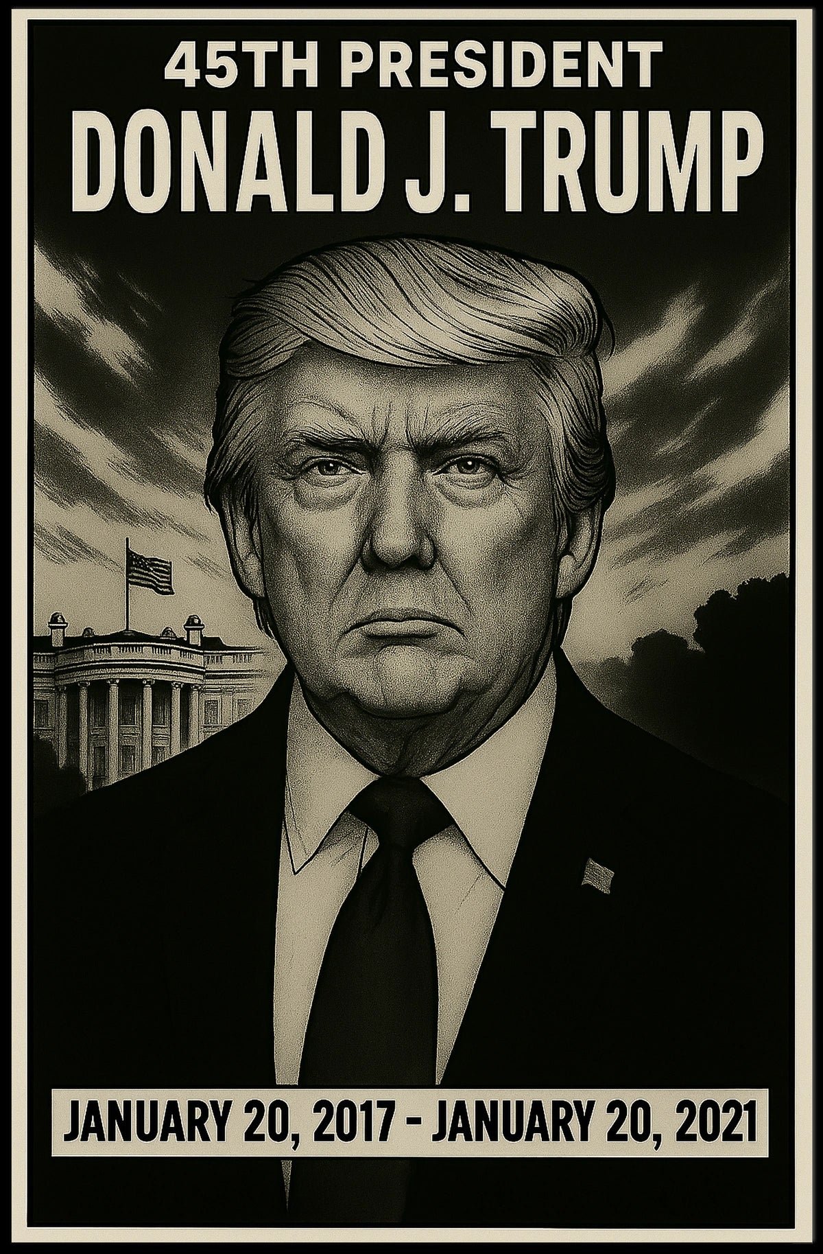 Donald J. Trump 45Th President Poster