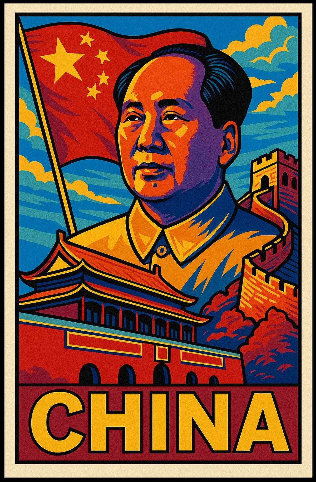 Iconic Leader Of China Poster
