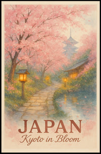 Japan Kyoto in Bloom Poster