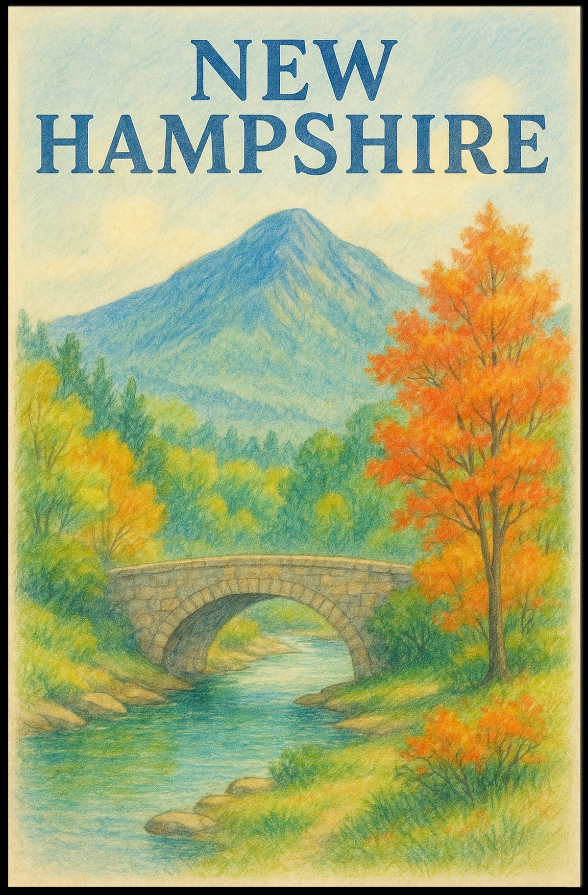New Hampshire Scenic Poster