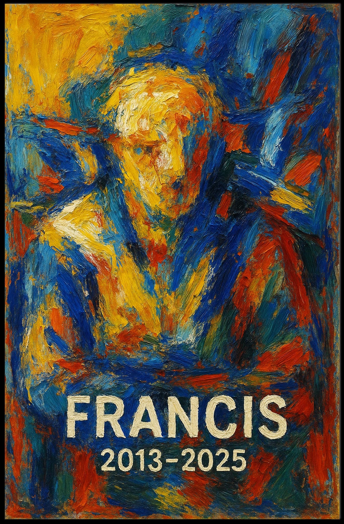 Francis A Colorful Tribute Poster