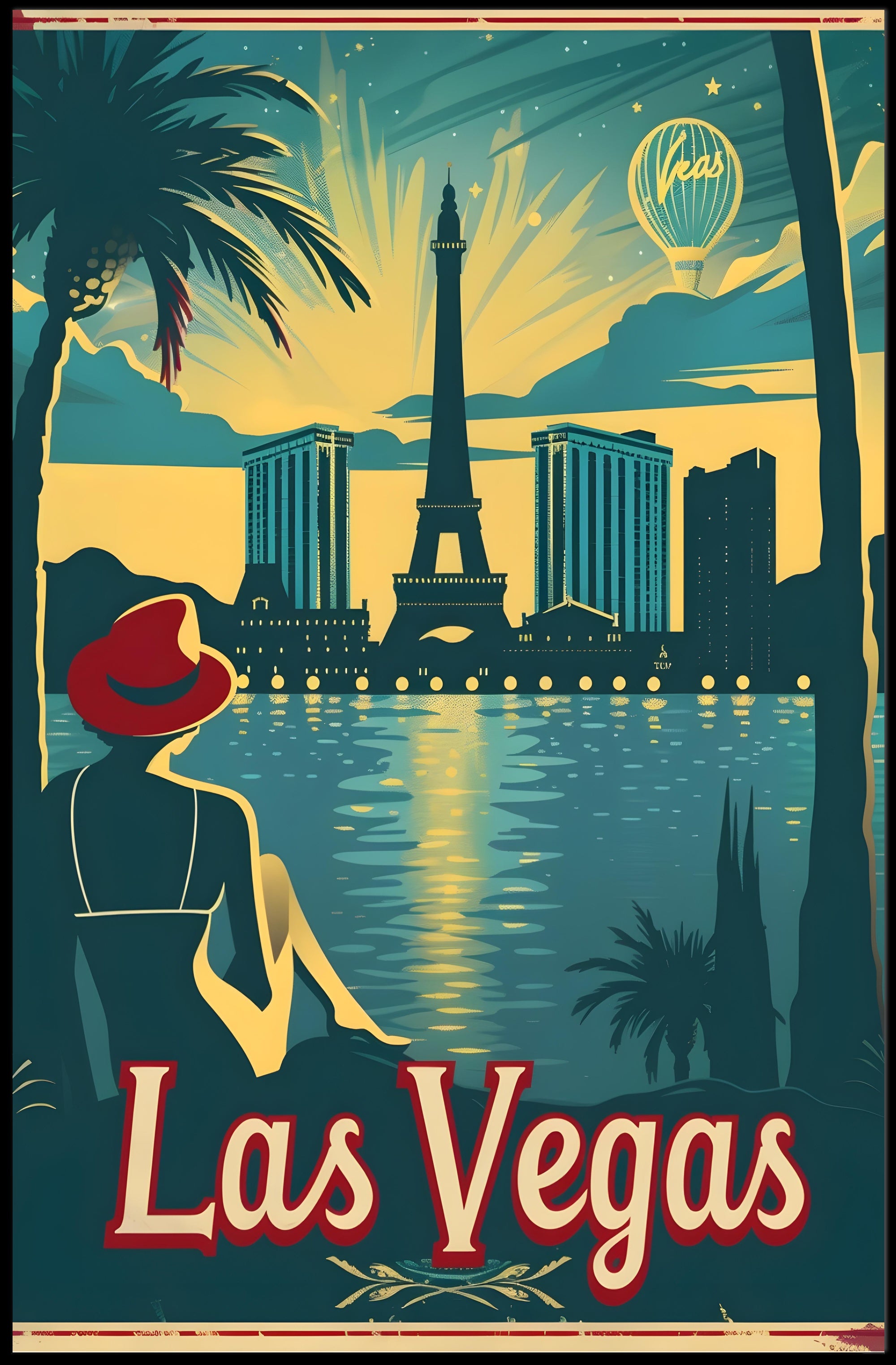 Vintage Las Vegas Poster