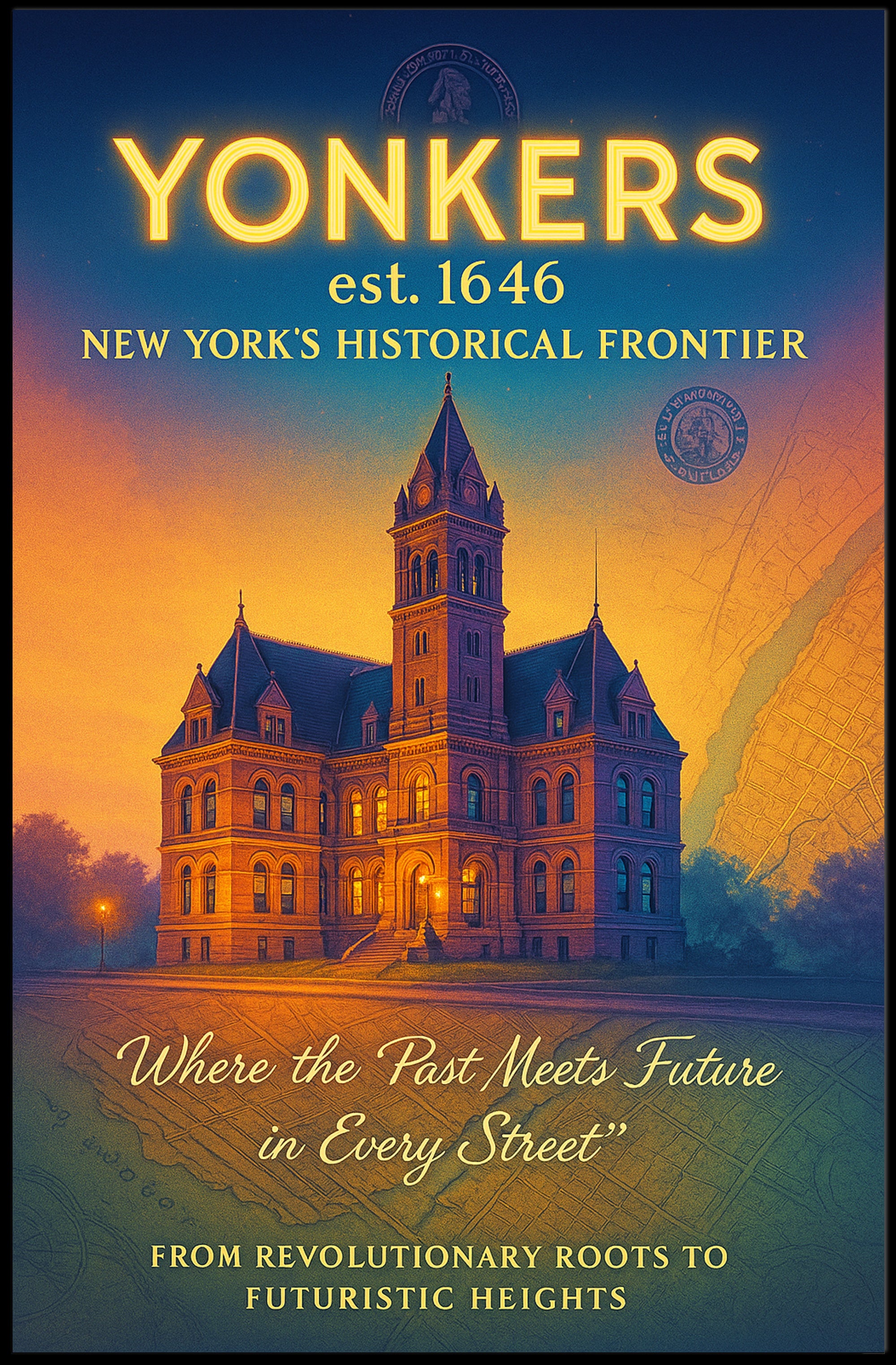 Yonkers Architecture Heritage Poster