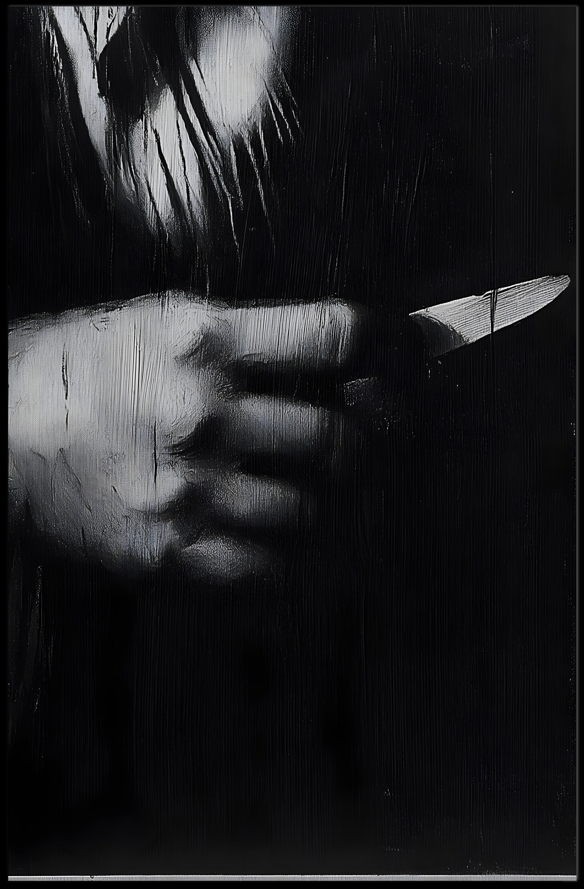 Knife Grip Art Print: Abstract or Artistic Poster PosterGoat