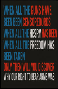 The Right to Bear Arms Poster