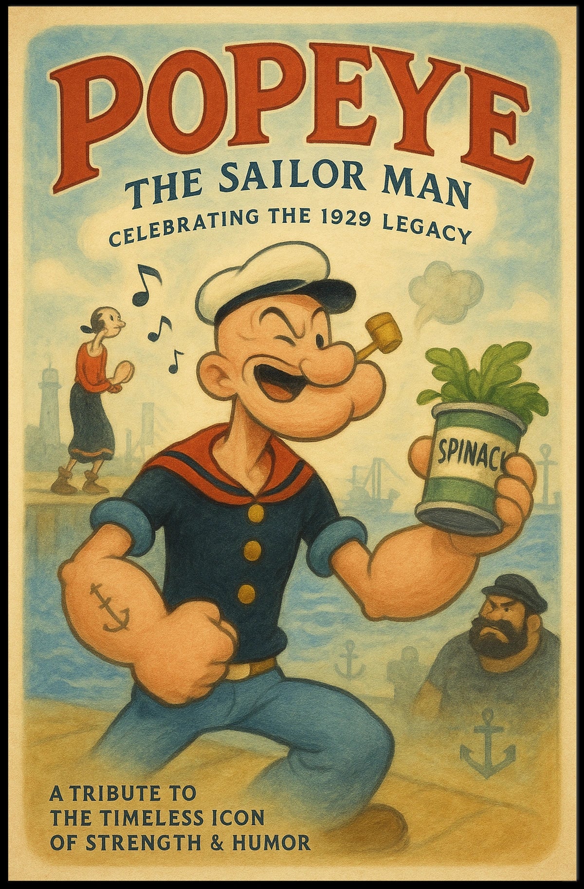 Popeye 1929 Art Poster POP-105