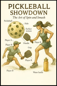 Pickleball Showdown Poster PosterGoat
