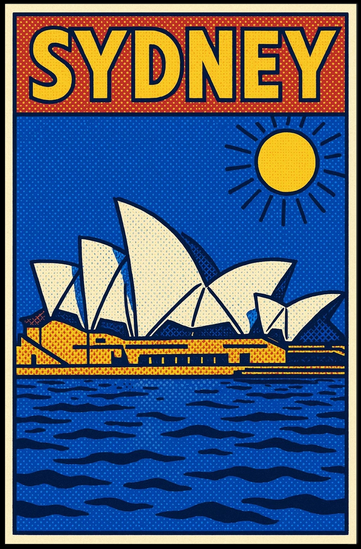 Sydney Pop Art Poster