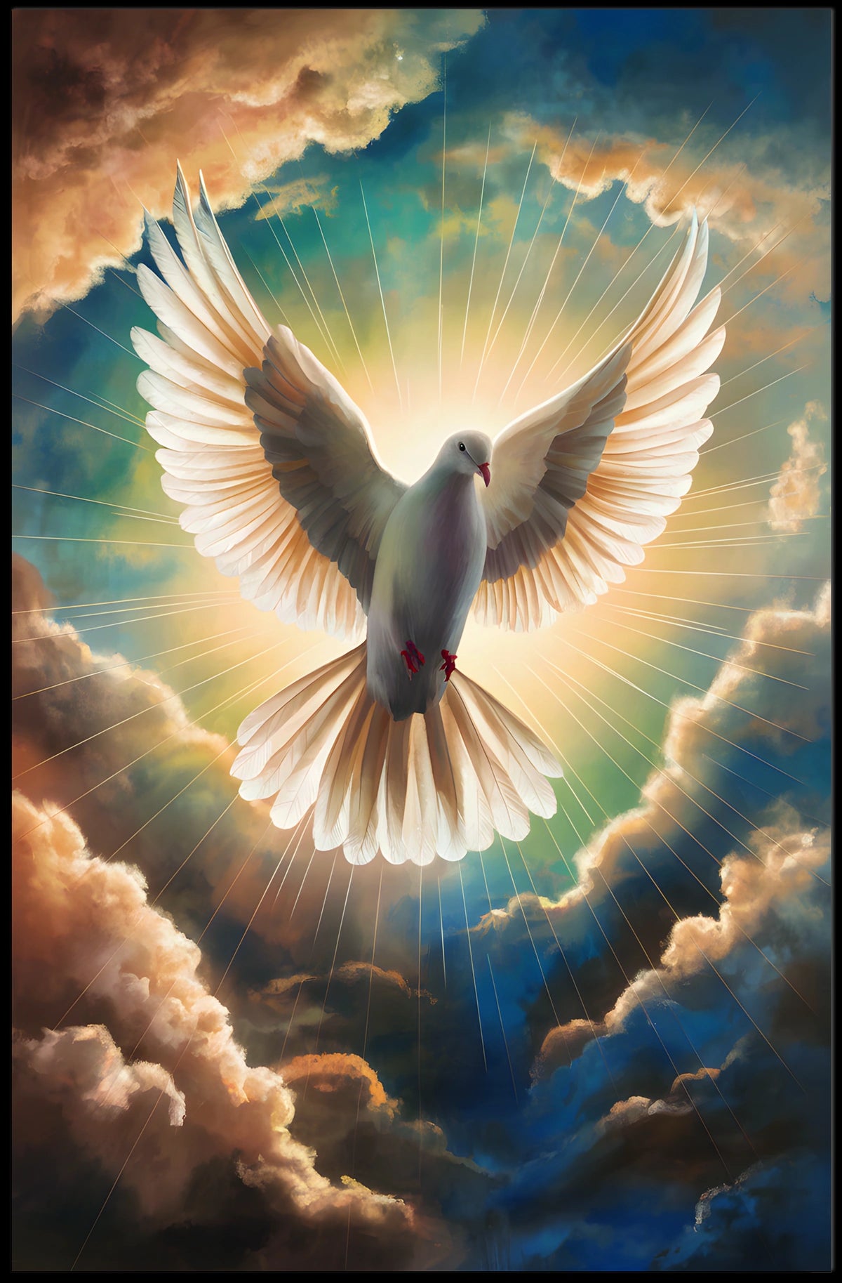 Ascending Dove Poster