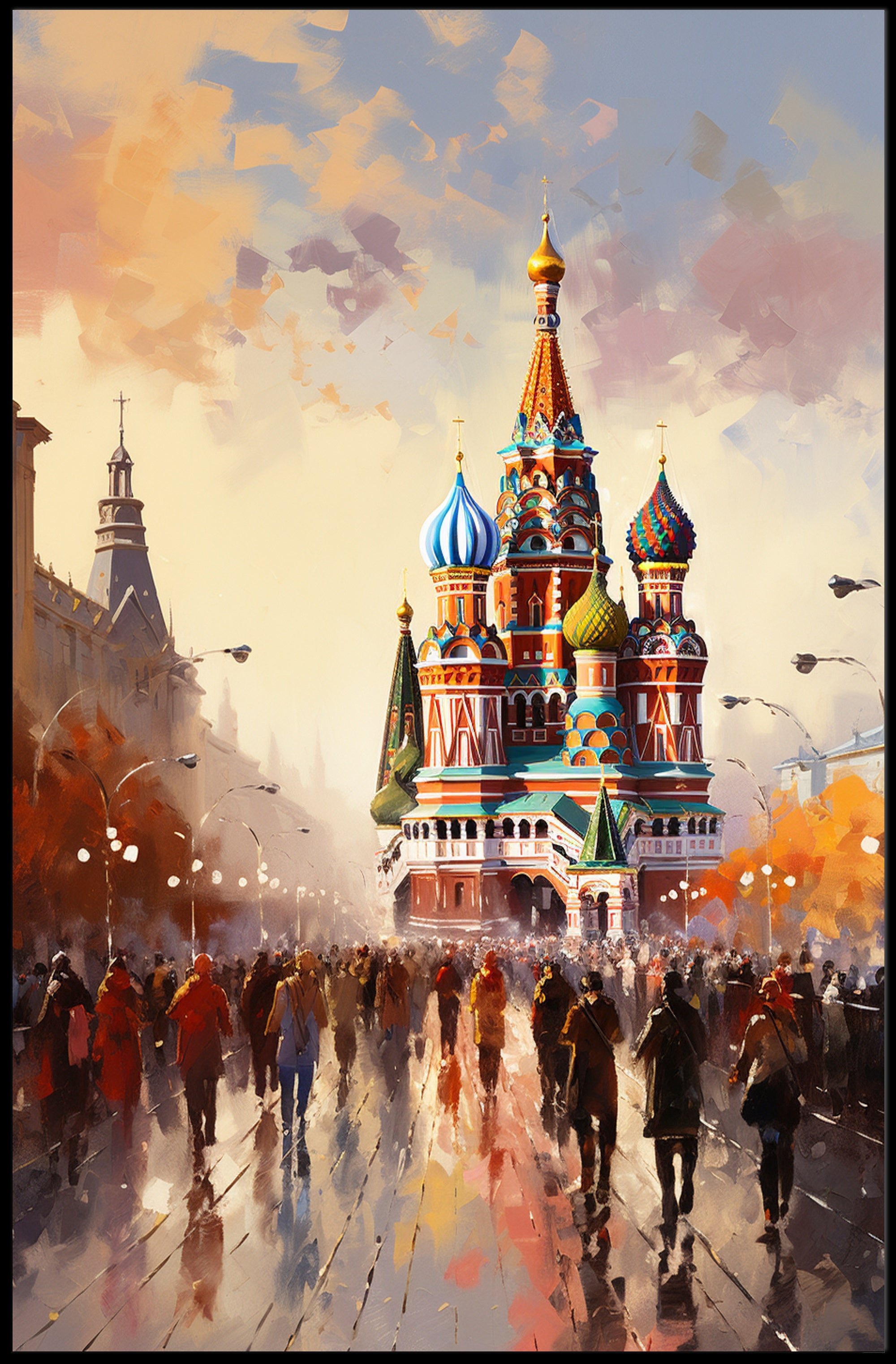 Vibrant Cityscape Poster