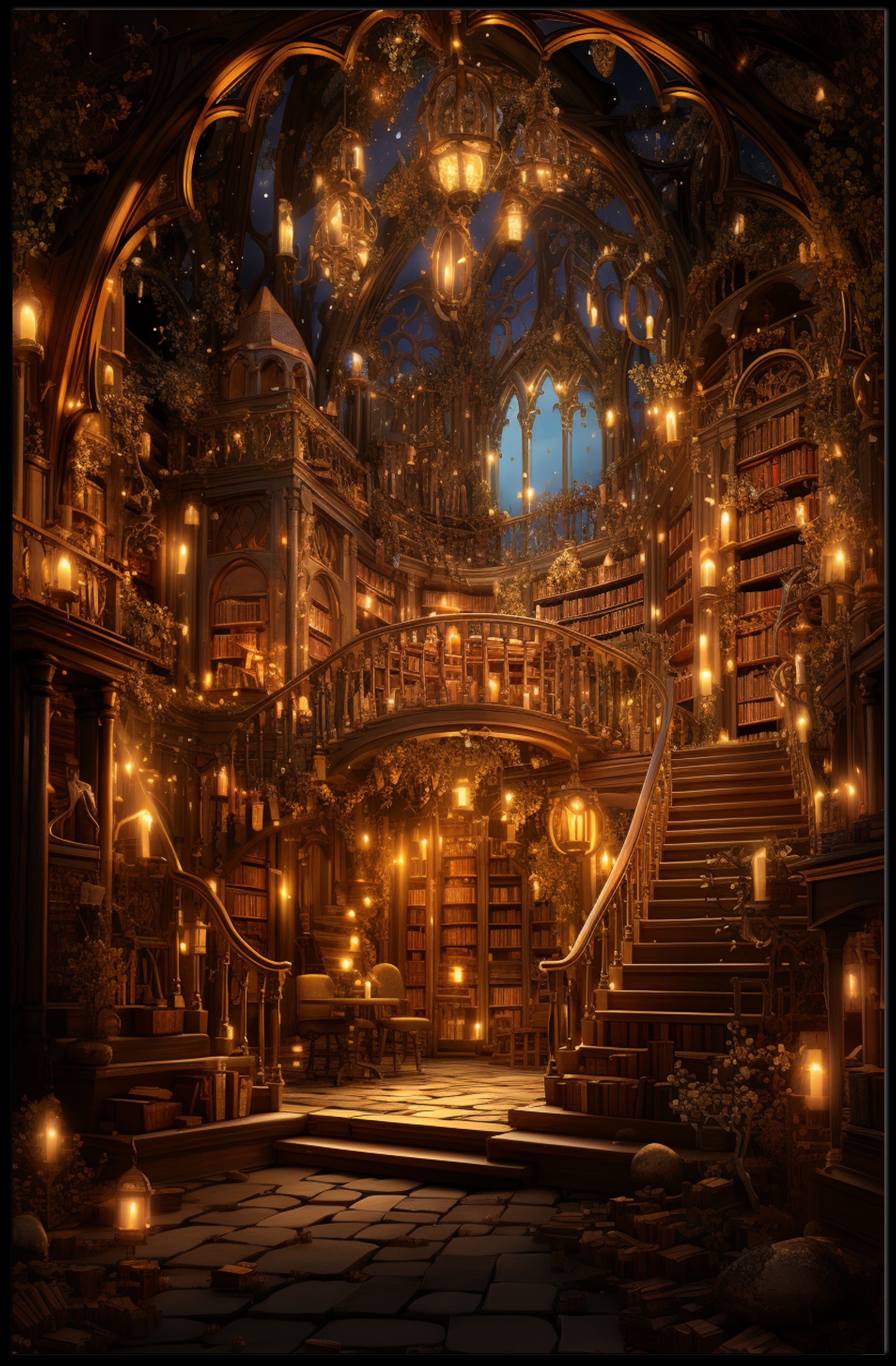 Enchanted Library Poster