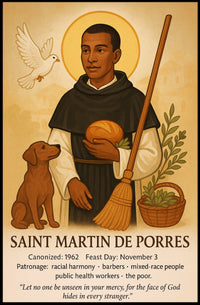 Saint Martin de Porres Poster PosterGoat